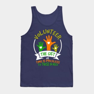 Volunteer - Give Your Time to Those in Need Tank Top